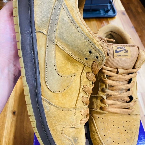 USED Nike SB Dunk Low Wheat - Picture 3 of 14